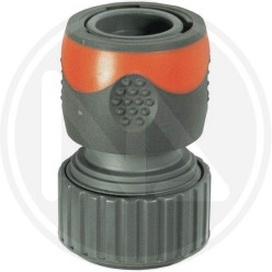 hose connector with threaded ring "soft touch" papillon