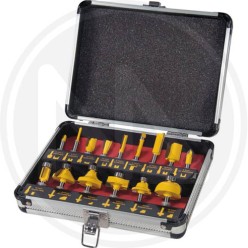router bits set 15 pcs maurer