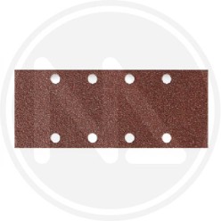 CARTA abrasiva "93X230" PER LEVIGATRICE orbitale CON 8 FORI MAURER PLUS