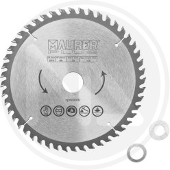 LAMA AL CARBURO DI TUNGSTENO 210MM 48Z maurer plus