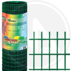 PLASTIC-COATED GALVANIZED ELECTRO-WELDED WIRE MESH-"ENCLOSE" 25 mt. PAPILLON