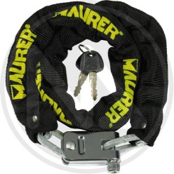 cycle padlocks with square chain 90 cm. maurer