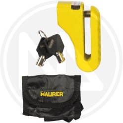 motorcycle disc block padlock 10 mm. maurer