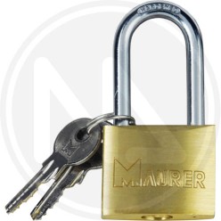 LUCCHETTO AD ARCO EXTRA LUNGO IN OTTONE PESANTE MAURER