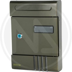 cassetta postale in acciaio per esterno "notes BRONZO" maurer