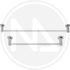 CHROMIUM PLATED BATH TOWEL BAR "AQUA" MAURER