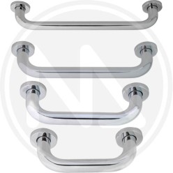 straight stainless steel bath handle support "AQUA" maurer