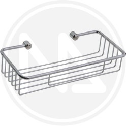 PORTAOGGETTI PER BAGNO IN ACCIAIO INOX quadro "AQUA"  MAURER