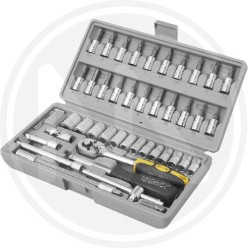 SOCKETS AND BITS SET  46 Pcs MAURER