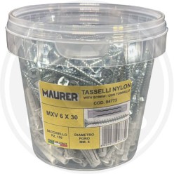 NYLON PLUGs "MXV" WITH BUCKET MAURER