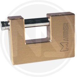 Brass padlock for shutters maurer