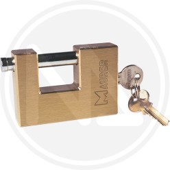 Brass padlock for shutters maurer