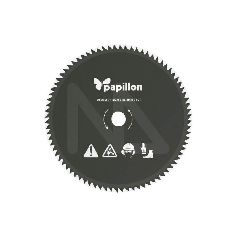 DISCO PER DECESPUGLIATORE "80 DENTI" PApillon