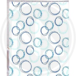 POLYESTER SHOWER CURTAIN "BOLLE BLU" MAURER