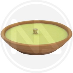 EARTHENWARE CANDLE LEMON GRASS PAPILLON