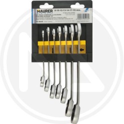 SR 7 PZ COMBINATION SPANNER WITH RATCHET MAURER PLUS