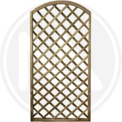 ARCH SHAPED IMPREGNATED WOOD TRELLIS PAPILLON