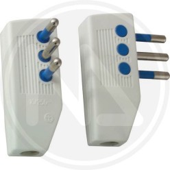 PLUG SPACE-SAVING WITH ADJUSTABLE PINS 10a MAURER