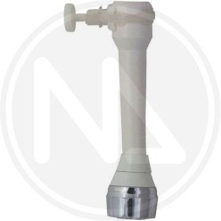 ROMPIGETTO PER RUBINETTO CON MORSETTO BIANCO MAURER