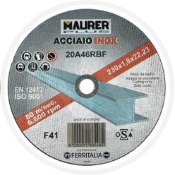 cutting wheelS for stainless steel 230MM maurer PLUS (5+1)
