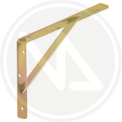 YELLOW ZINC-PLATED HEAVY DUTY STAYED BRaCKET