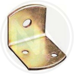 PIASTRINA RETTANGOLARE ACCIAIO TROPICALIZZATo MAURER