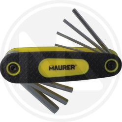 hexagonal folding keys 8 pieces set maurer