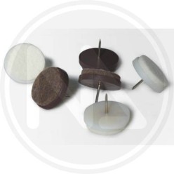 SCIVOLI IN FELTRO MARRONE CON CHIODO MAURER