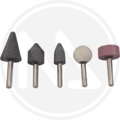 MOLE abrasive con gambo ASSORTITE in serie 5 pz. maurer