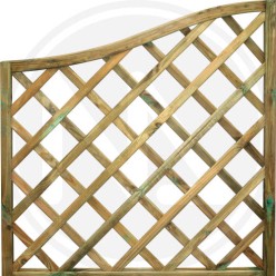 PANNELLO GRIGLIATO "ONDA PICCOLO" IN LEGNO IMPREGNATO PAPILLON