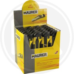 CUTTER GUIDA METALLO IN ESPOSITORE 24 PZ. MAURER