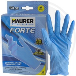 DISPOSABLE NITRILE GLOVES "FORTE" MAURER PLUS