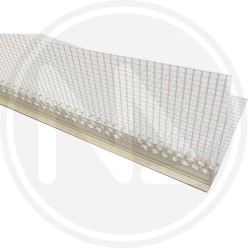 PARASPIGOLO IN PVC CON RETE PER INTONACO CON GOCCIOLATOIO MAURER