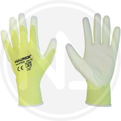 YELLOW POLYURETHAN WORK GLOVES "SEATTLE II" MAURER