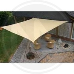 ECRU' SQUARE OVERSHADOW SAIL PAPILLON