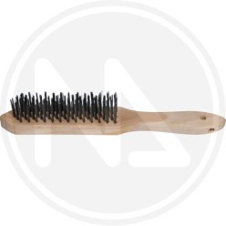 SPAZZOLA con manico in legno maurer
