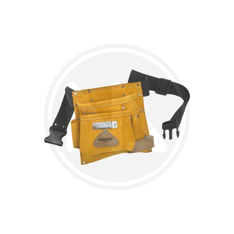 BORSA PER CARPENTIERE in crosta con cinghia maurer plus