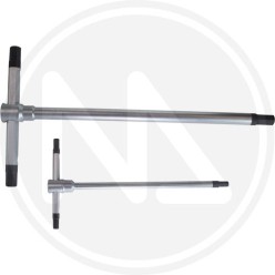 CHIAVE MASCHIO ESAGONALE A "T" (3 ESTREMITA') MAURER PLUS