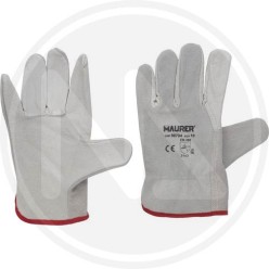 GRAIN-CRUST LEATHER GLOVES "DRIVER" MAURER