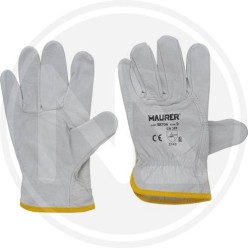 GRAIN LEATHER GLOVES "DRIVER" MAURER