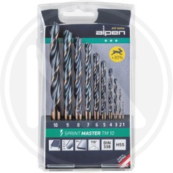 PUNTE SR 10 PZ. per metallo "HSS sprint MASTER TM 10" alpen