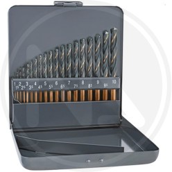 set 19 PCS. drills FOR METAL "hss SPRINT MASTER KM 19" metal case alpen