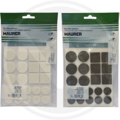 FELTRINO ASSORTITI ADESIVI IN BUSTINA 44 PZ. MAURER