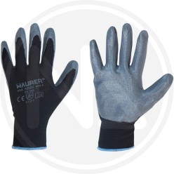 black NITRILE WORK GLOVES "GLOVEX" MAURER
