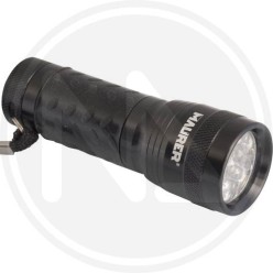 torcia LED a batteria in alluminio "soft touch" maurer