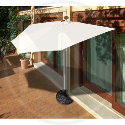 WALL SEMICIRCLE UMBRELLA "TARRAGONA" PAPILLON