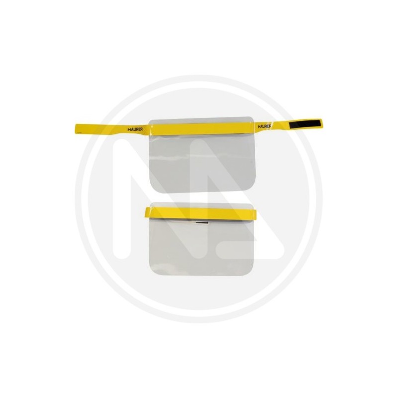 CLEAR PROTECTIVE VISOR With VELCRO BAND AND SPONGE MAURER CLEAR PROTECTIVE VISOR With VELCRO BAND AND SPONGE MAURER