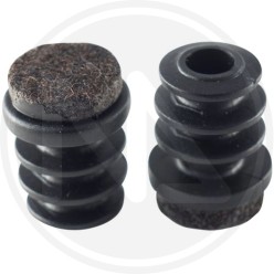 ROUND INTERNAL RUBBER TIP WITH FELT MAURER