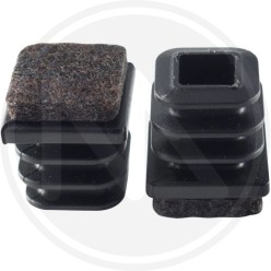 SQUARE INTERNAL RUBBER TIP WITH FELT MAURER