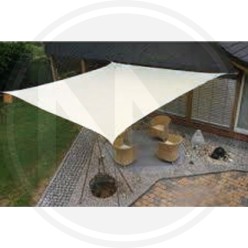 WHITE SQUARE OVERSHADOW SAIL PAPILLON